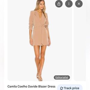 Camila Coelho Tan Sheath Mini Dress
